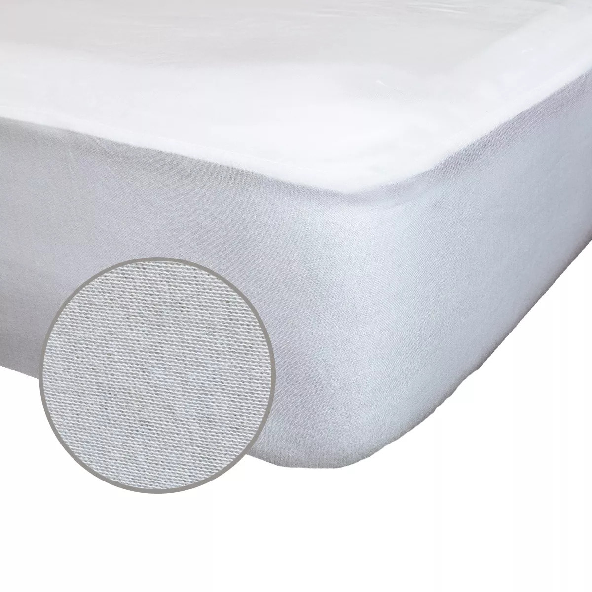 Protege matelas b30 lyocell imperméable 110 g/m² molleton blanc Molleton impermeable lyocell