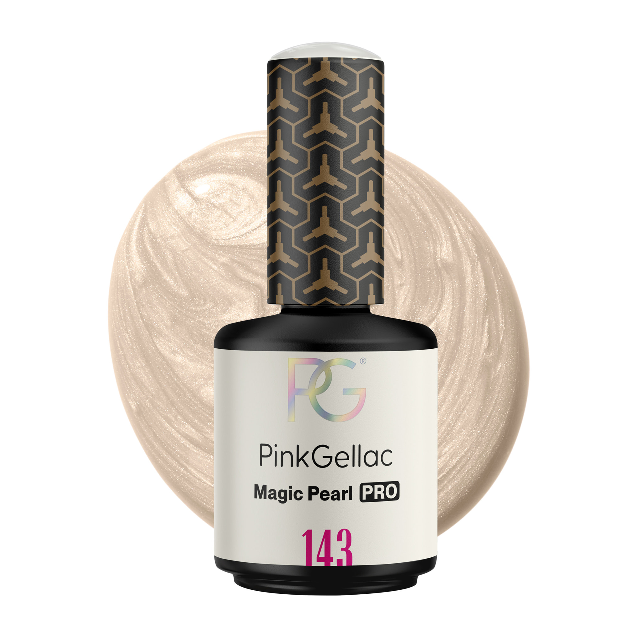 Vernis semi-permanent - 143 Magic Pearl - 15 ml