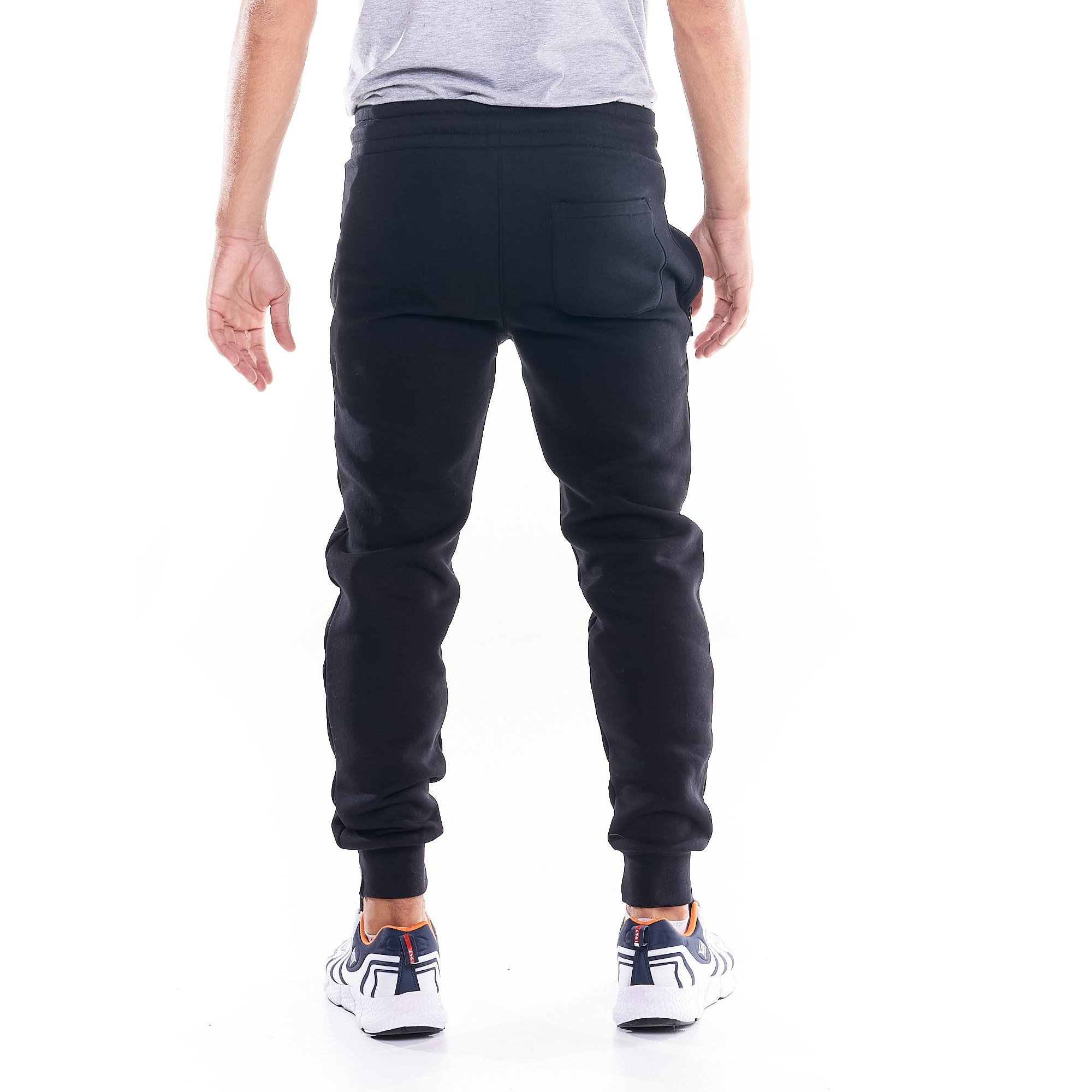 Pantaloni in felpa da uomo con elastico icona leone Soft Basic