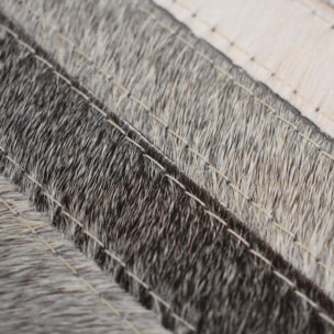 Tapis en cuir assemblé et cousu à la main JIHI