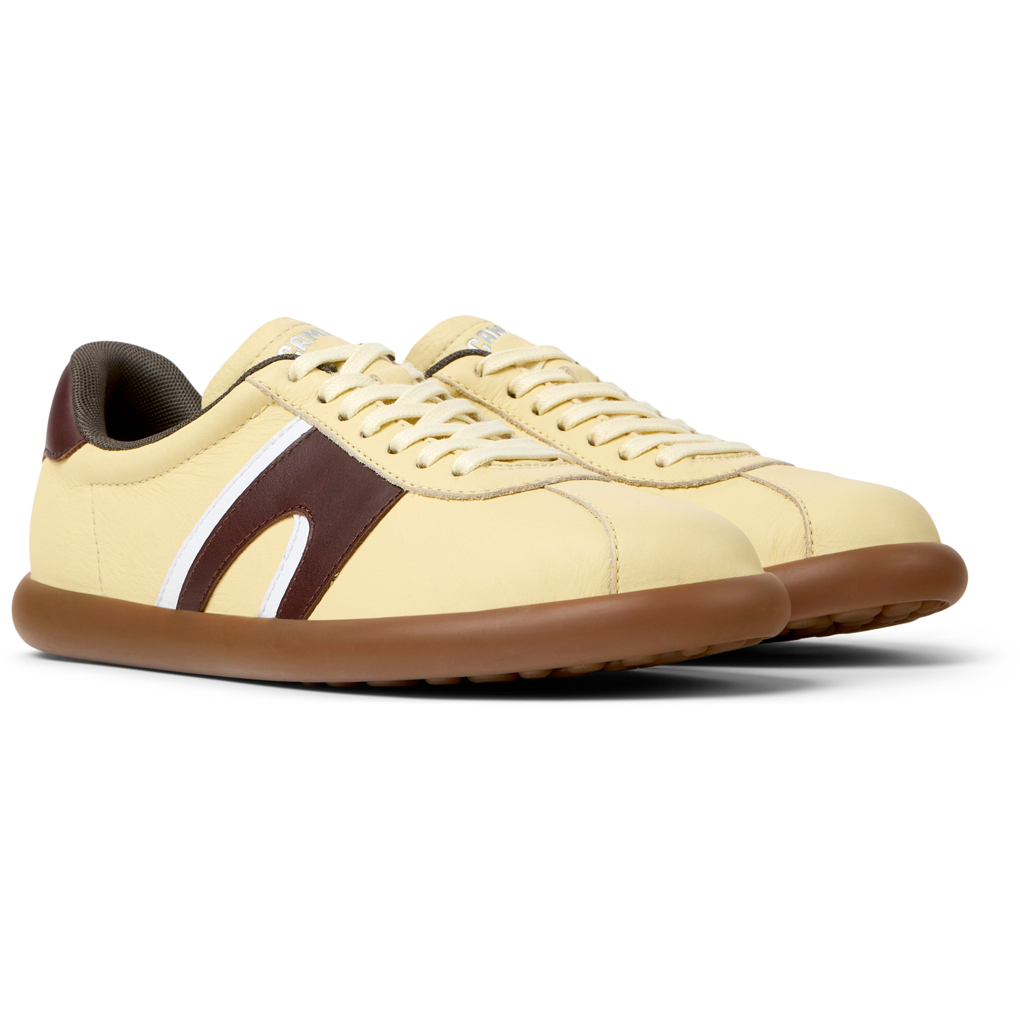 Zapatillas - CAMPER Pelotas Soller - Amarillo - Cuero liso