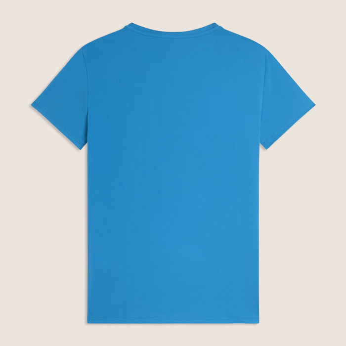 T-shirt regular in tessuto tecnico leggero