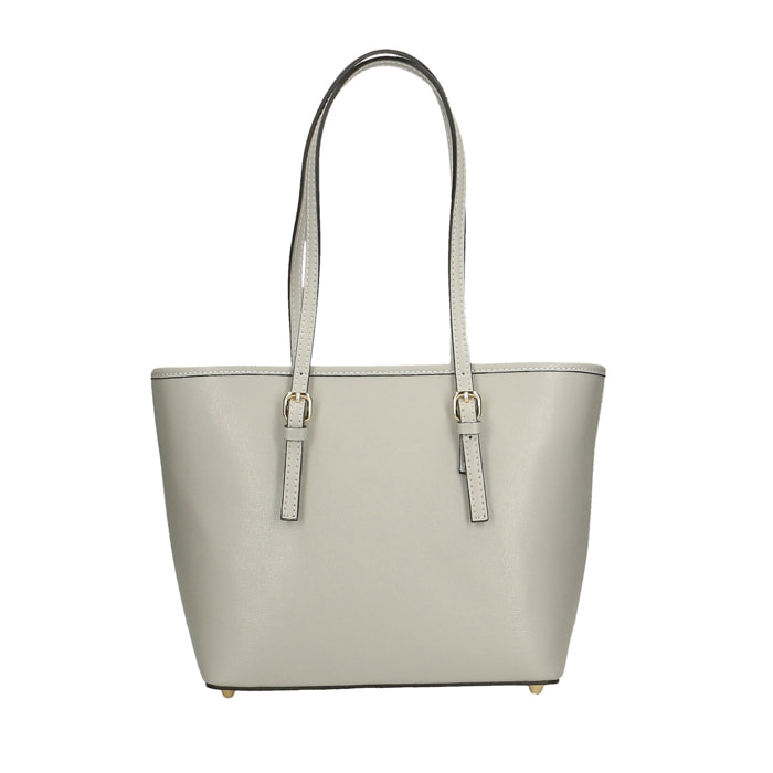 Borsa a spalla da donna - Modello Michelle - Vera pelle - 26.0 x 23.0 x 12.0 cm