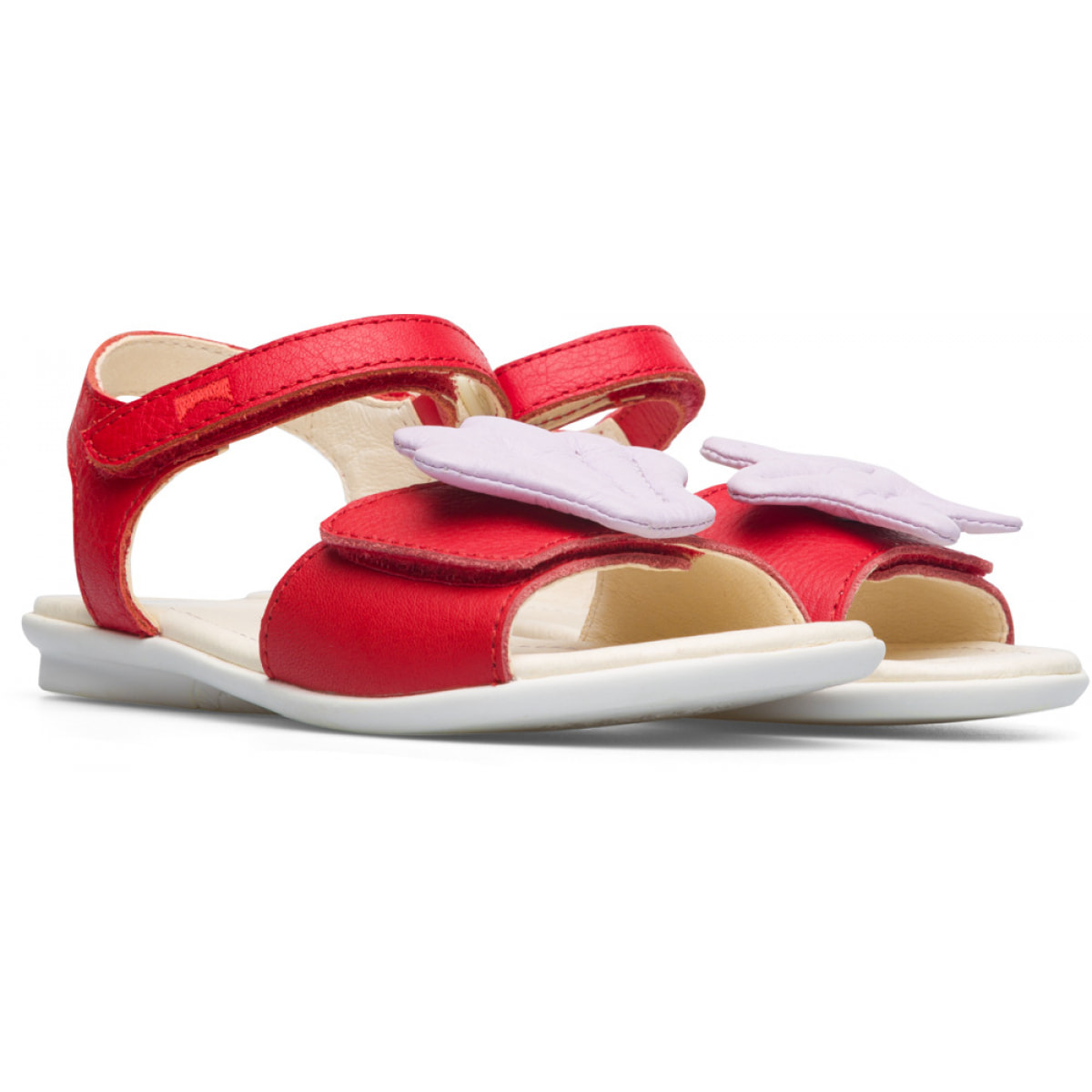 CAMPER Right - Sandalias Niña Rojo
