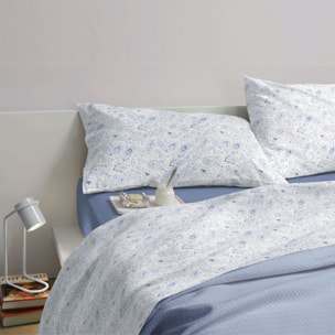 BASSETTI Completo Letto Matrimoniale 100% Cotone - MAUI B2