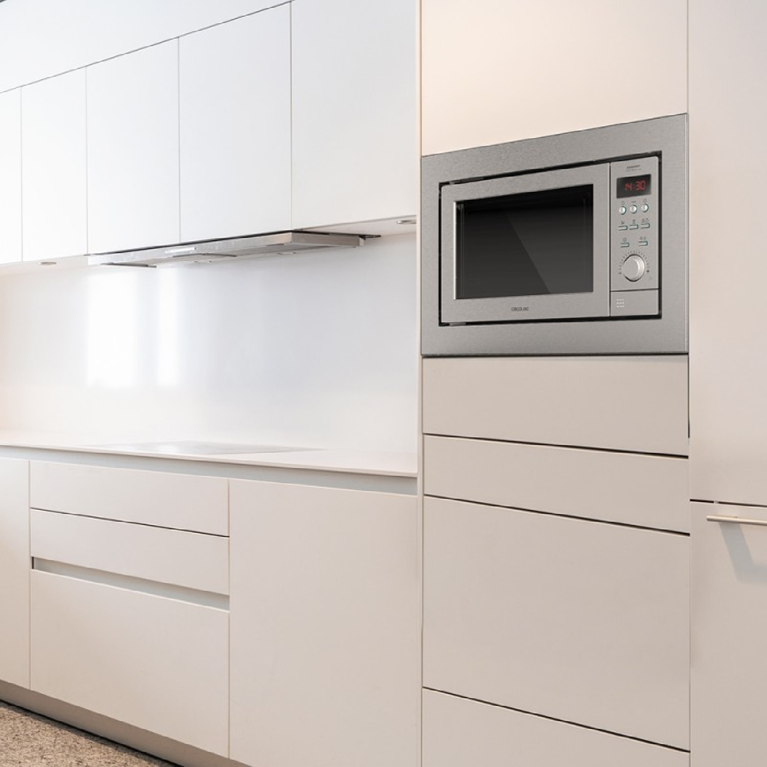 Cecotec Micro-ondes encastrable GrandHeat 2500 Built-In Steel