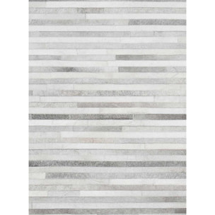 Tapis peau de vache kilim fait main TIGE