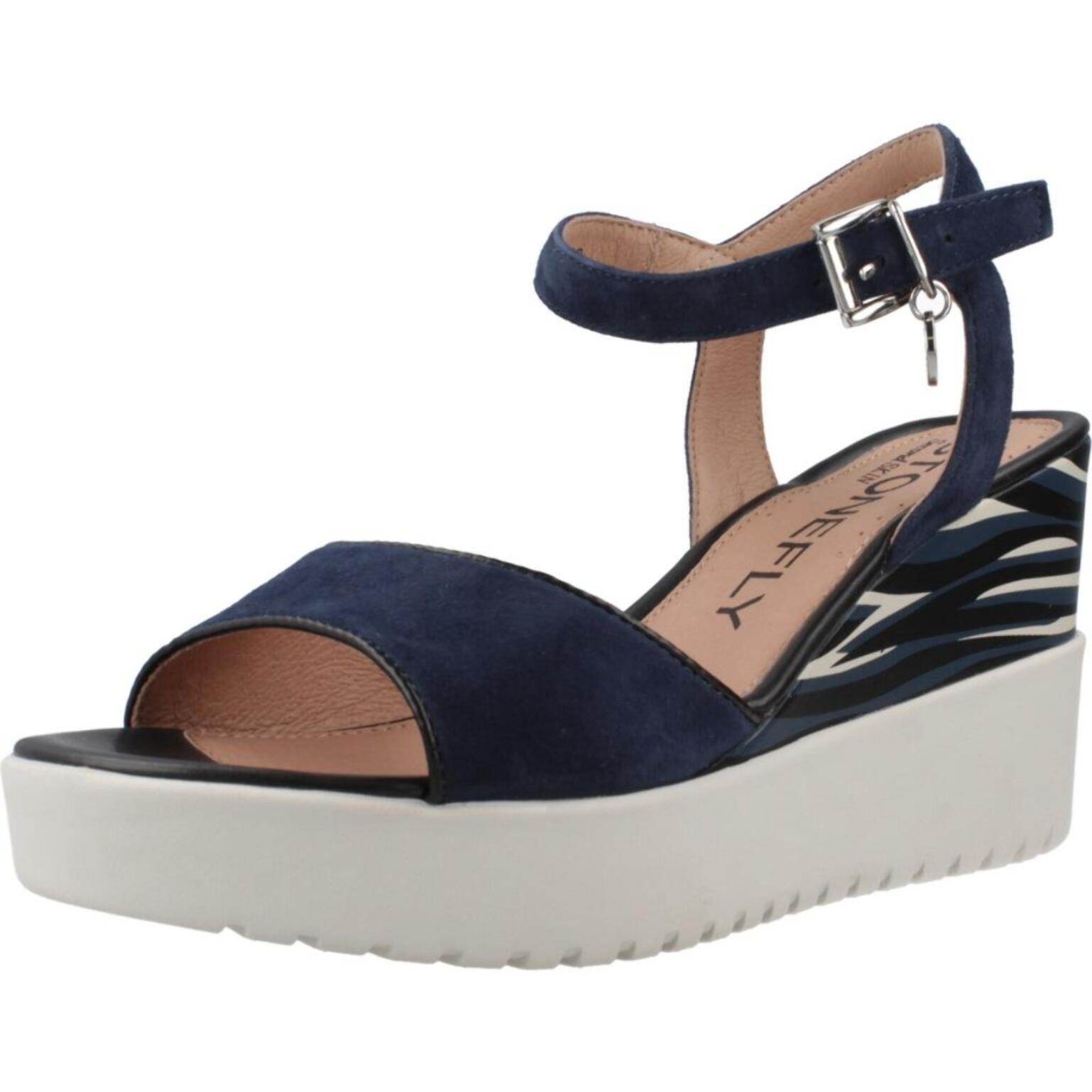 Sandalias Mujer de la marca STONEFLY  modelo ELY 11 NAPPA/GOAT SUEDE AZUL