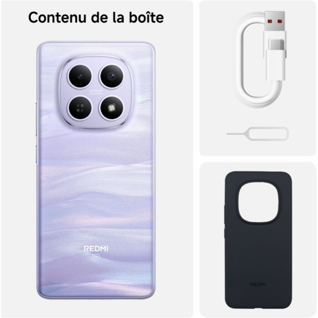 Smartphone XIAOMI Redmi Note 15 Violet 256Go 5G