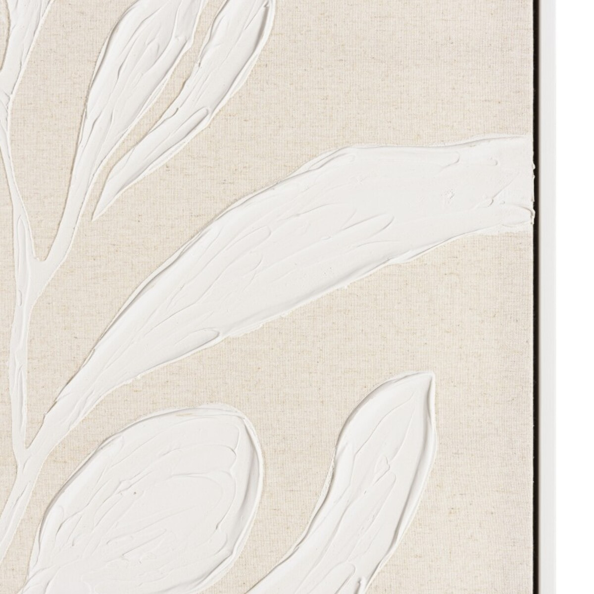 HOMER - Décoration murale 83x123cm motifs fleurs n°1, cadre naturel
