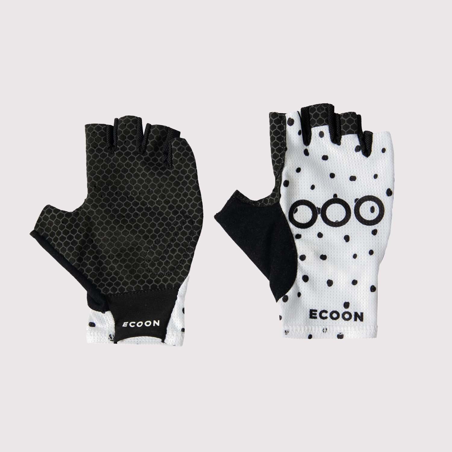 Guantes de ciclismo unisex ECOON Ventoux - Blanco