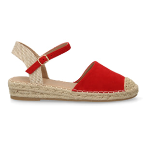 Alpargata mujer yute comoda cierre de hebilla