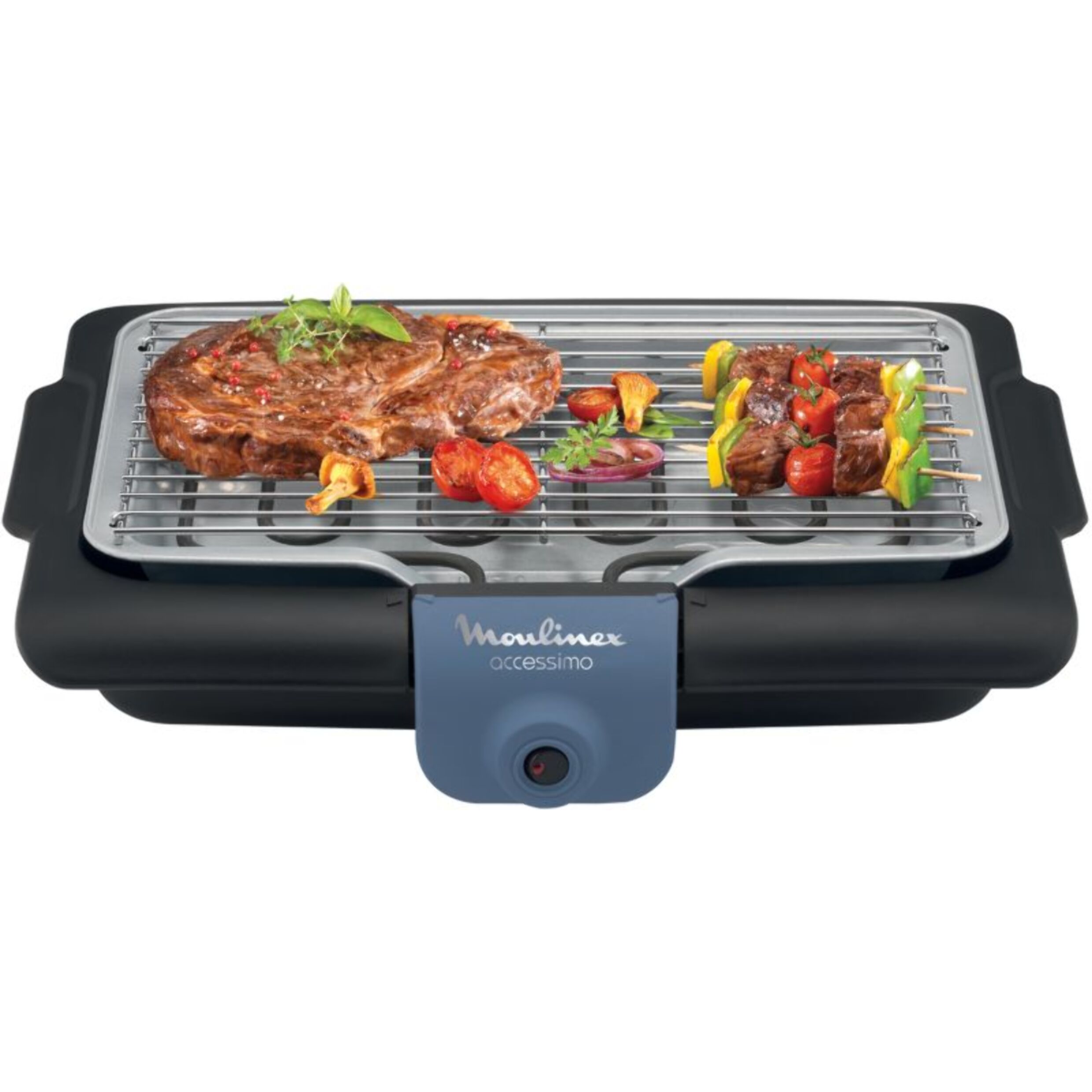 Barbecue électrique MOULINEX Accessimo Blue Salt Table BG134812