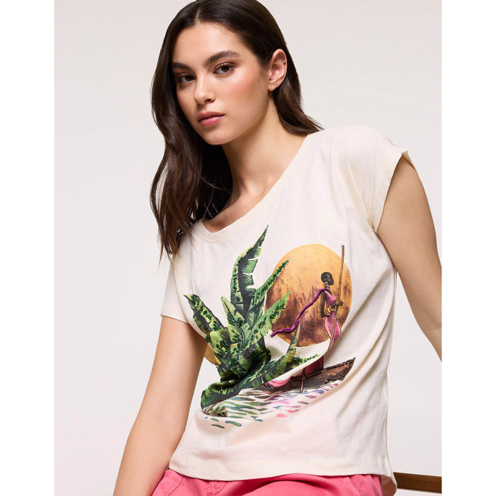 Camiseta Manga Corta Blanca - Canumi