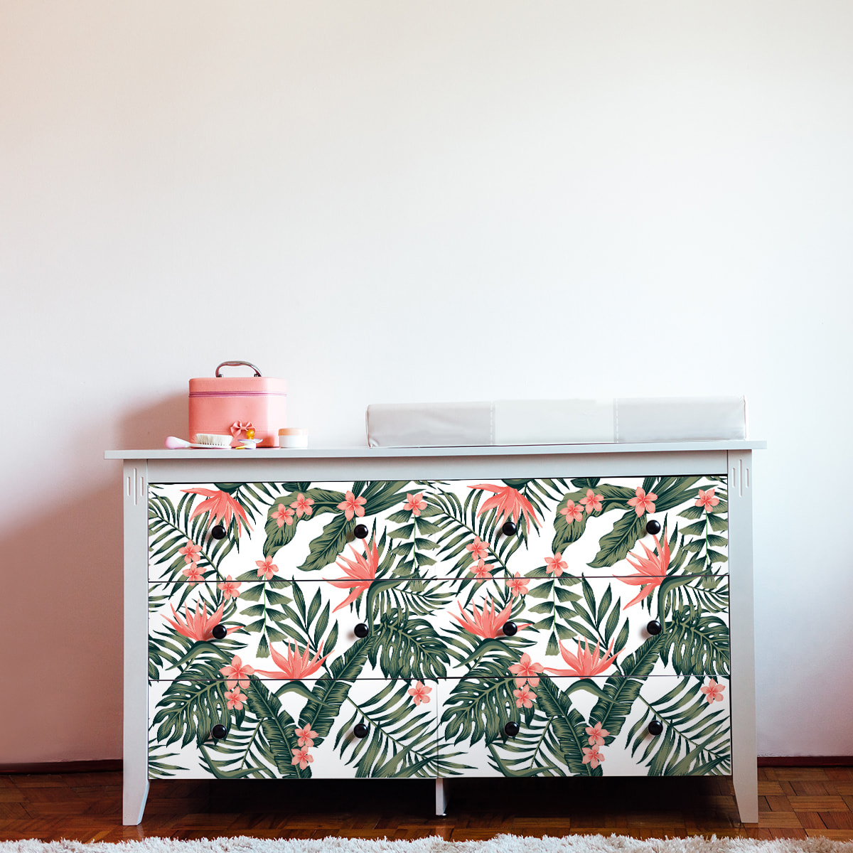 Sticker meuble tropical Fatu-Hiva 40 x 60 cm