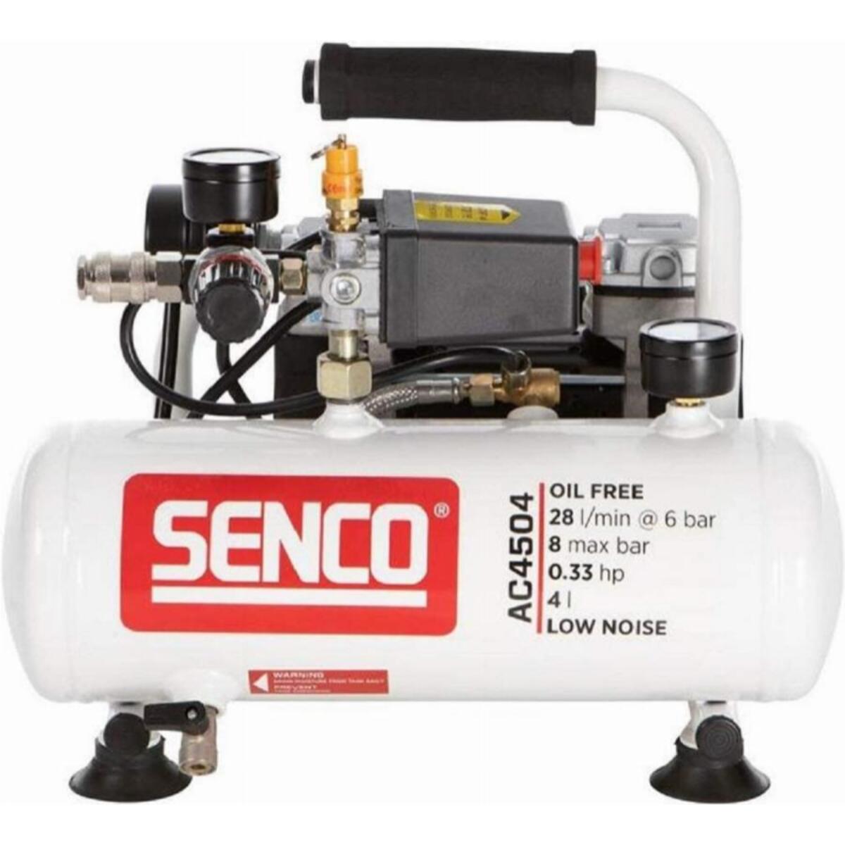 Compresseur d'air discret AC4504 sans huile 4L - SENCO - AFN0024