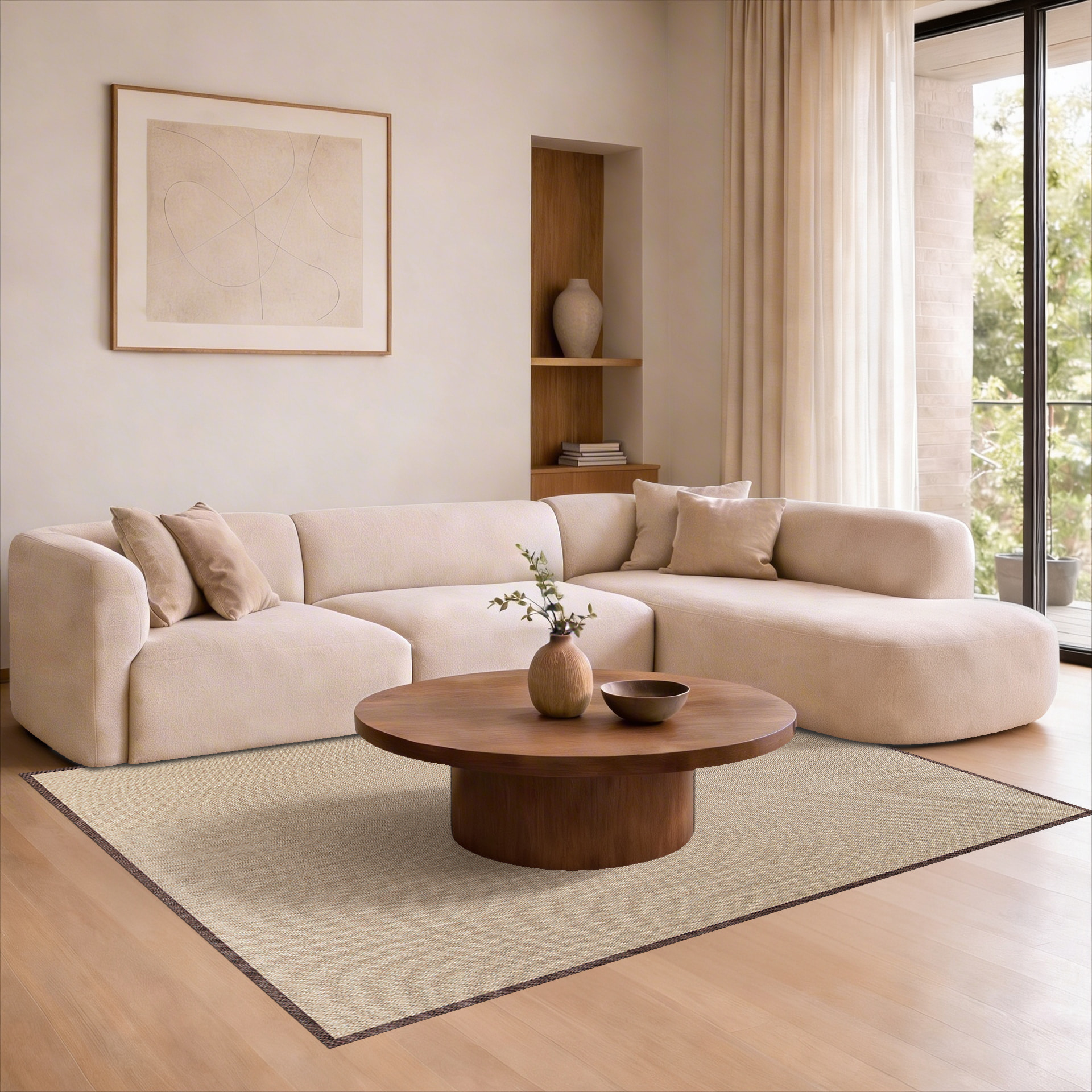 Tapis LIVING DECO Beige-Choco