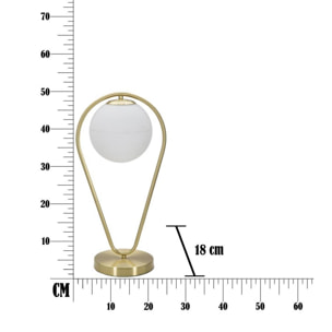 LAMPADA DA TAVOLO GLAMY DROP CHARME1921 MULTICOLORE