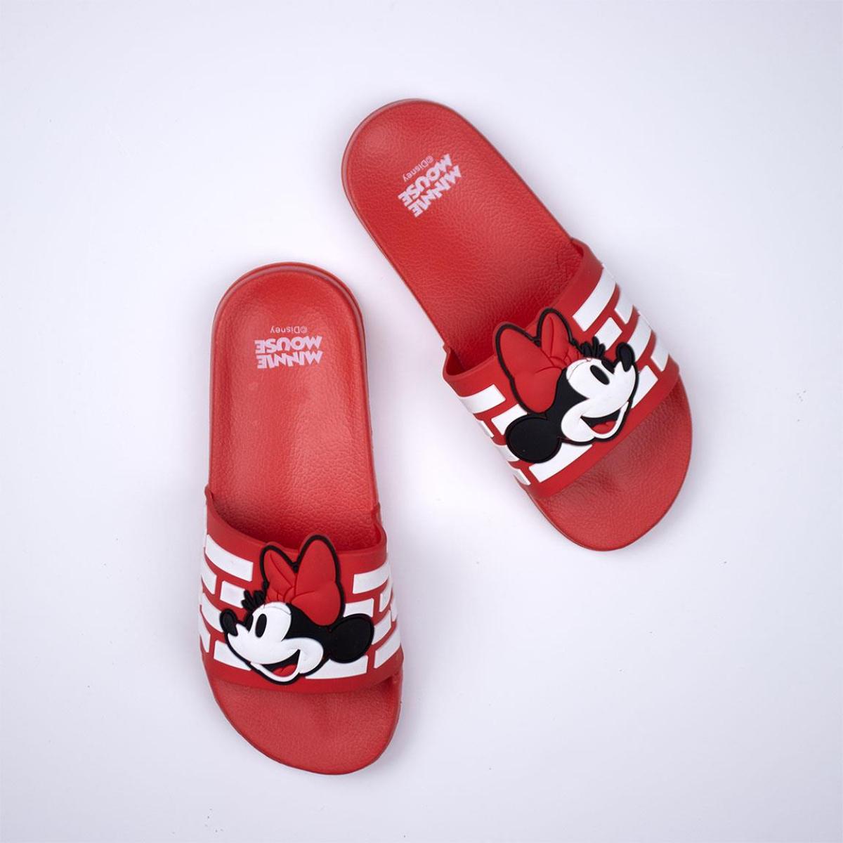 Ciabatte Rosse con fascia Minnie Lei Disney Rosso