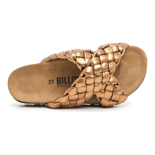 SANDALO CON ZEPPA BILLOWY MARRONE