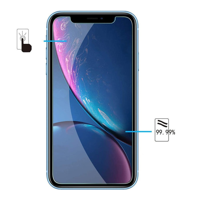 Vitre iPhone 12/12 Pro protecteur écran en verre trempé ultra résistant