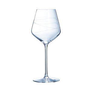 6 verres à pied 38cl