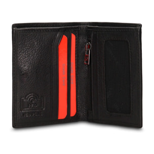 Portafoglio uomo in vera pelle - Modello Erewhon Nova - Casual - 8.0 x 10.0 x 1.0 cm