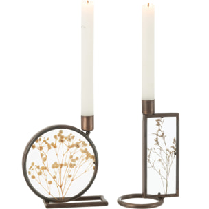 J-Line chandelier Mob - métal - cuivre/jaune - 2 pcs