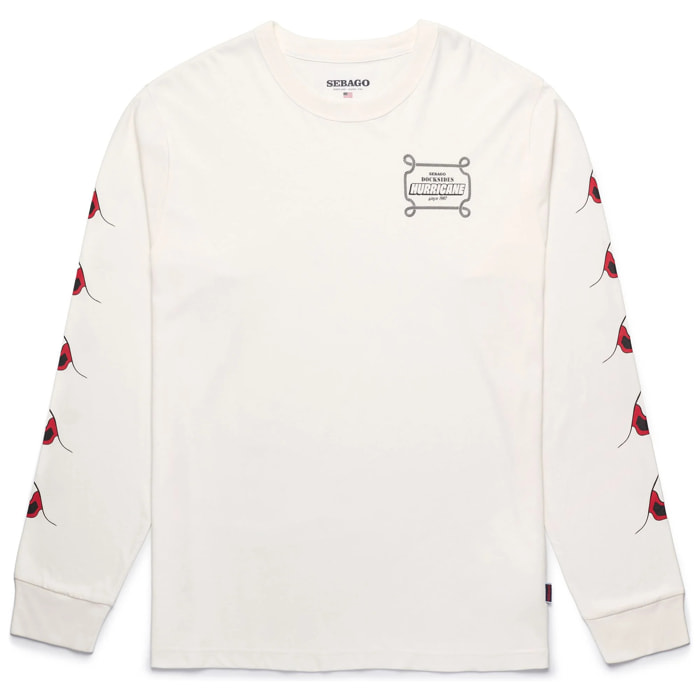 T-Shirts & Top Sebago Uomo Donna Bianco ROXBURY HURRICANE