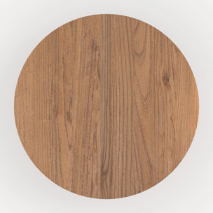 Table ronde en bois d'orme 4 personnes - Gaston