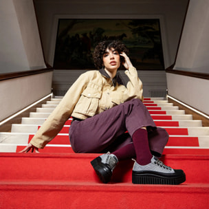 Zapatos 1518 NYLON TOTAL BLACK/BRIGHTON color Total black