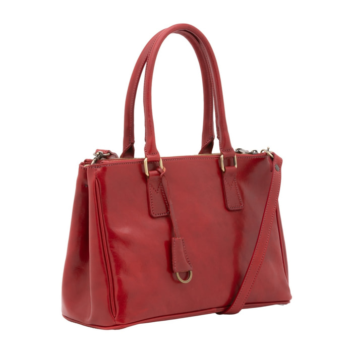 Borsa a tracolla da donna - Modello Bryony - Vera pelle - 35.0 x 23.0 x 16.0 cm
