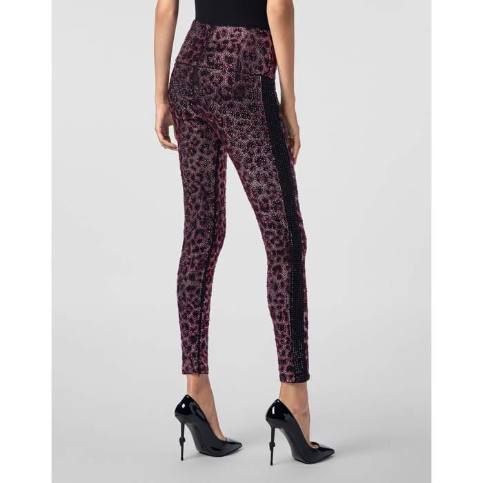 PHILIPP PLEIN Jogging Leggings Pink paradise