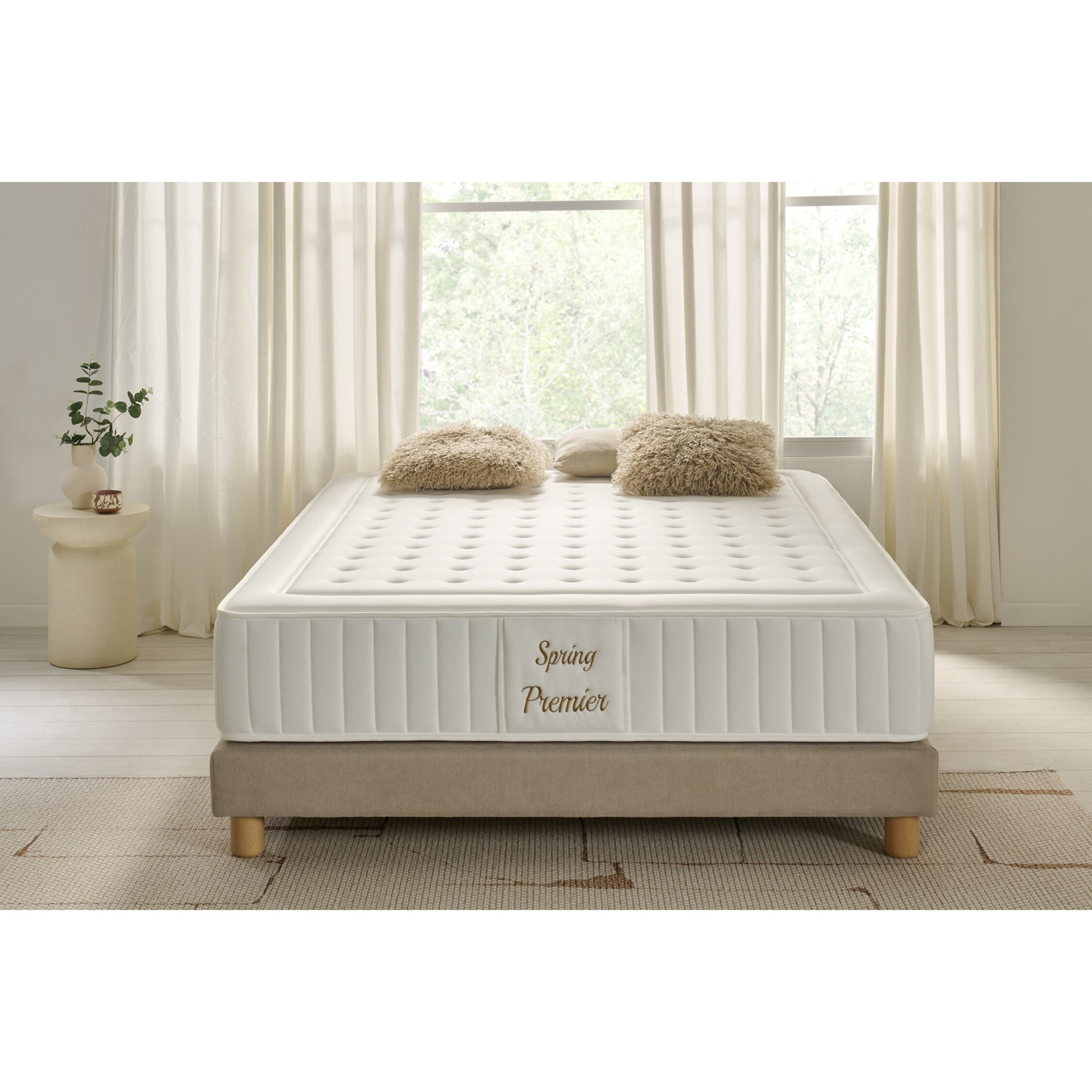 Matelas Ressorts Ensachés Micro Spring Premier, 30 cm, 2 places - Moonia