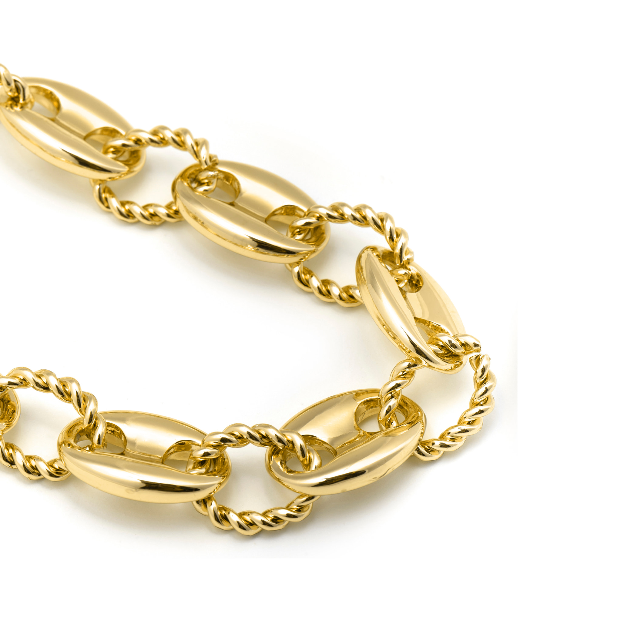 Collar Laroth acabado oro amarillo 18k