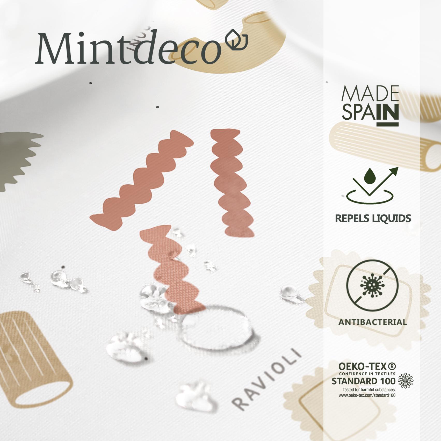 Nappe anti-taches MACARONI MULTICOLORE - enduite