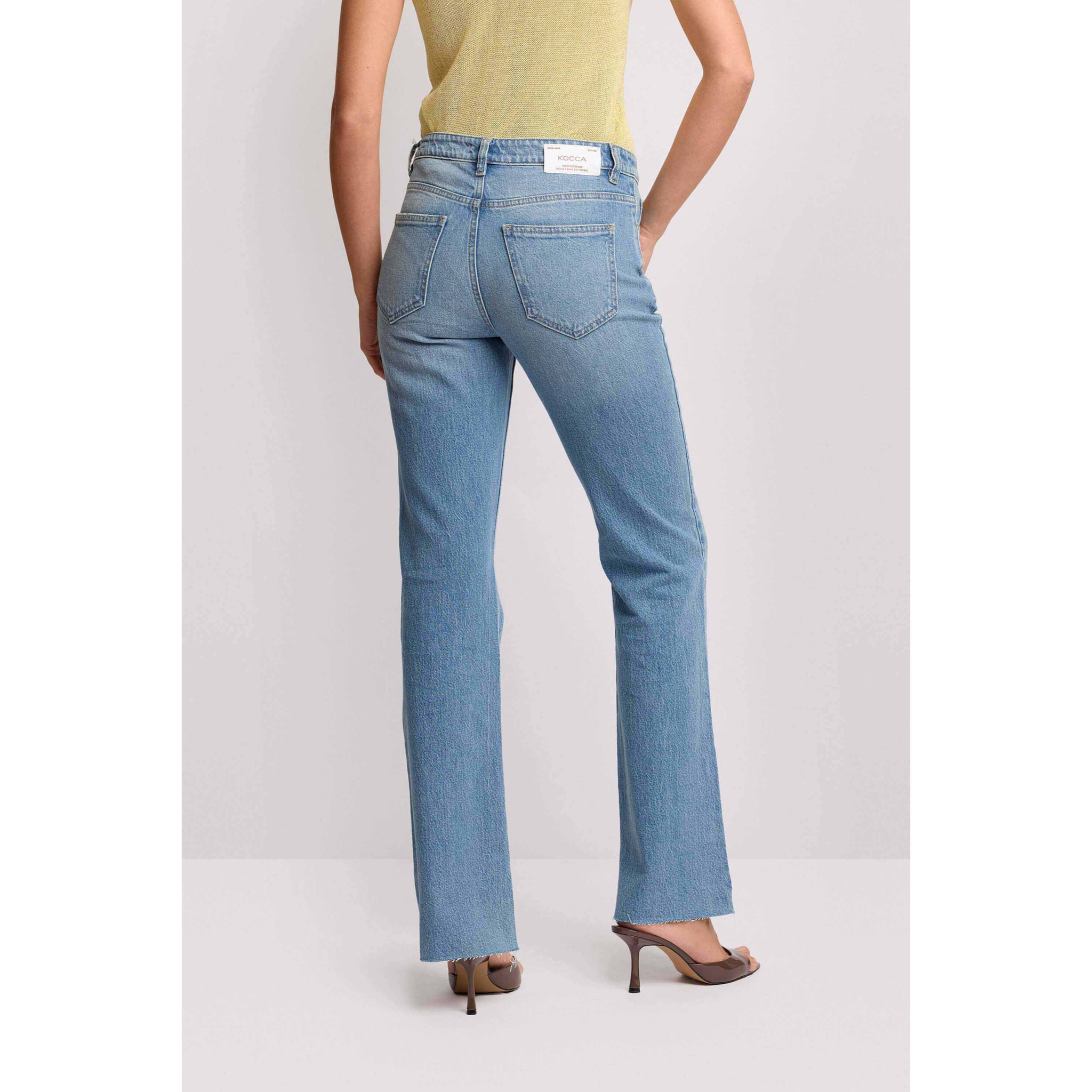 Kocca - Pantaloni in denim flare cut Donna, Denim