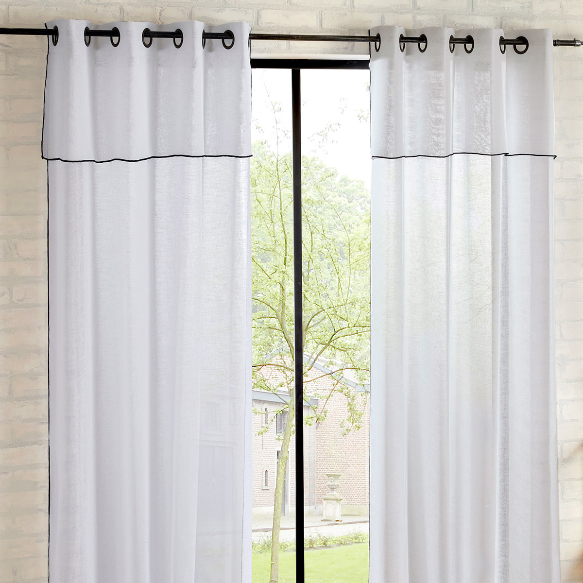 Voilage "Fred" 140x240cm blanc