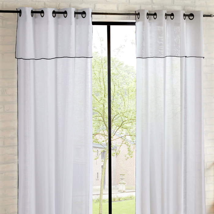 Voilage "Fred" 140x240cm blanc