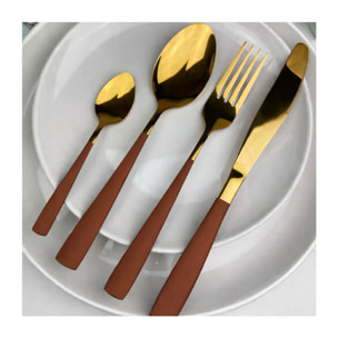 Ménagère 24 pièces en inox, design 3, YOKOTE