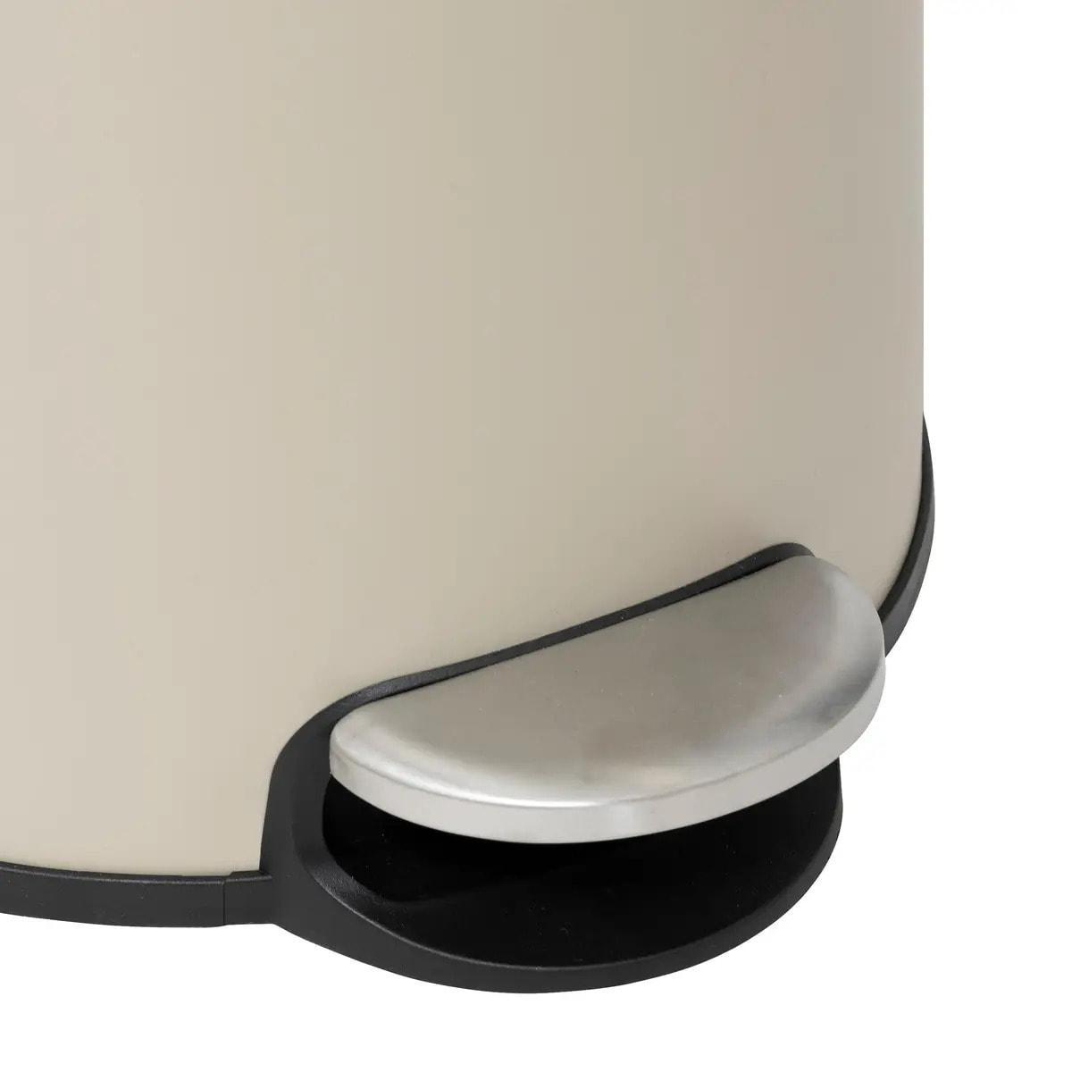 Poubelle couvercle bambou 30L "Modern color" beige