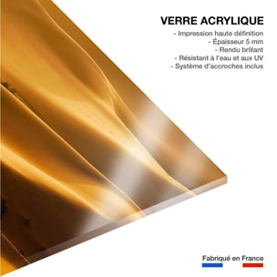 Tableau paysage le desert des nomades  Tableau plexiglas