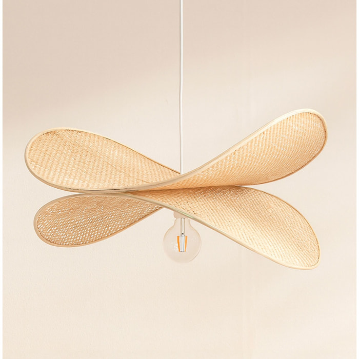 Suspension aérienne en bambou d80cm LUCIOLE