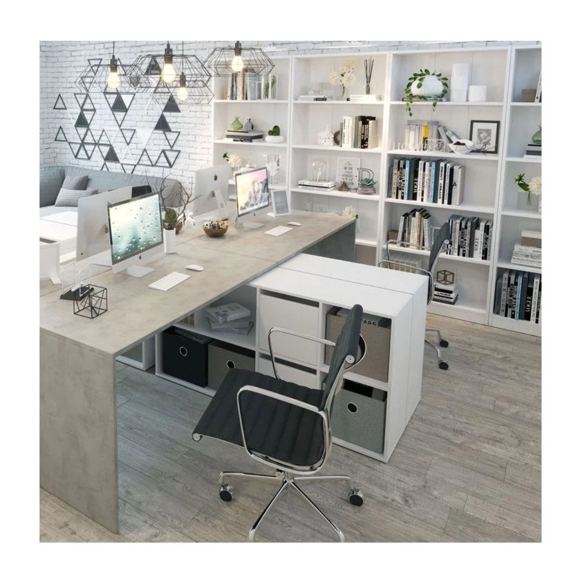 Estantería Stylus Blanco Artik (Blanco Mate)