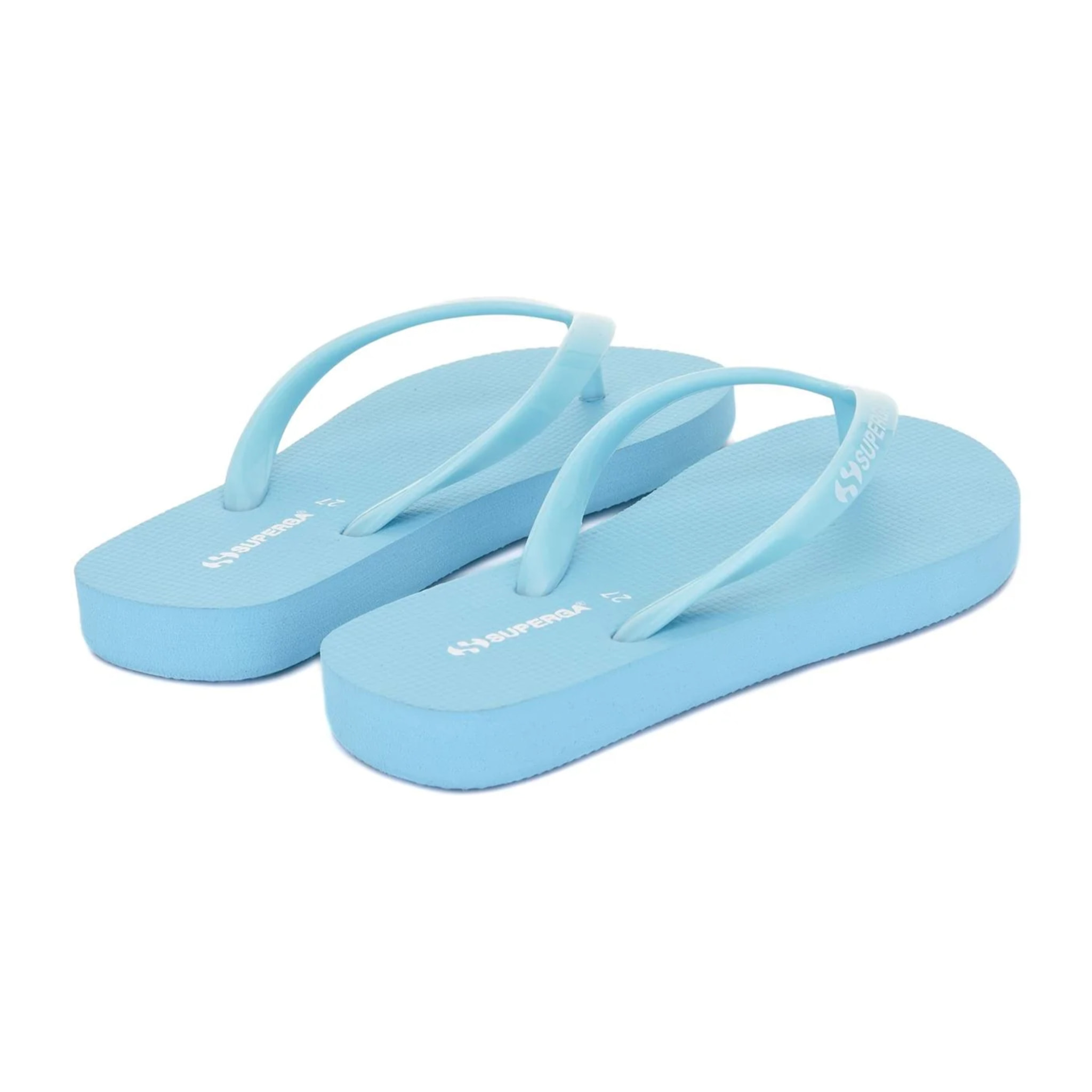 Slippers Superga Bambino/a Blu 4121 Kids Flip Flops