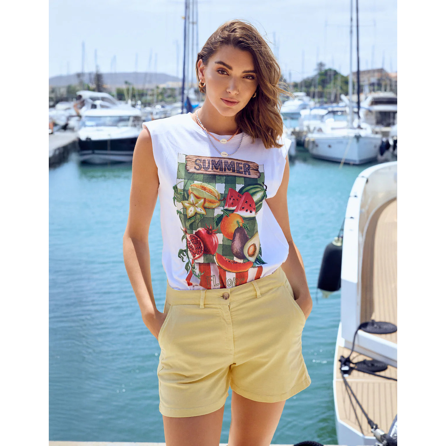 Camiseta Manga Corta Blanca - Bangana