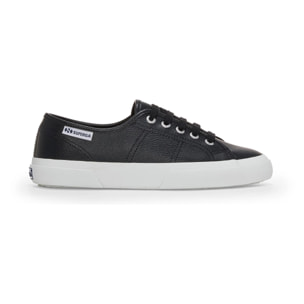 Le Superga Uomo Donna Nero 3750 Vegan Tumbled Material Leggera