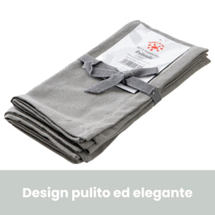 Intrecci – Set 6 tovaglioli in puro cotone 40x40 cm