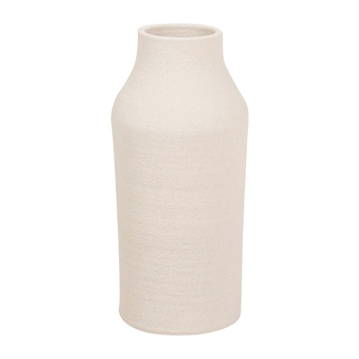 Florero Ceramica Beige 25x25x40 Cm