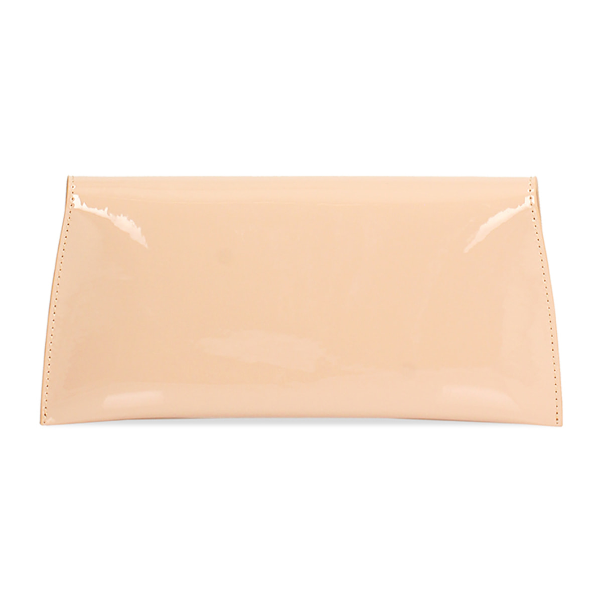 Pochette donna nude in vernice